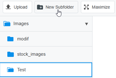 New Subfolder
